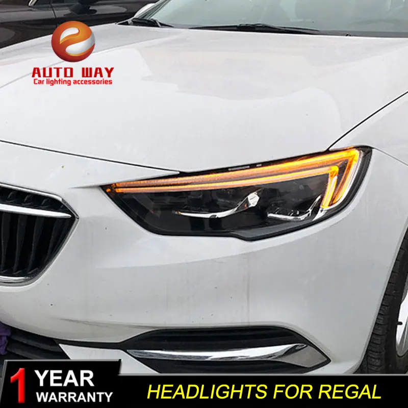 Car Styling Head Lamp case for Buick Regal Headlights Regal 2017 2018