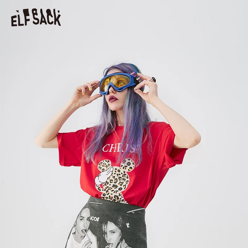 قزم SACK القطن إلكتروني طباعة النساء تي شيرت أزياء ليوبارد يزين عارضة س الرقبة فام تي شيرت 2019 الصيف المتضخم المحملة قمم قزم SACK القطن إلكتروني طباعة النساء تي شيرت أزياء ليوبارد يزين عارضة س الرقبة فام تي شيرت 2019 الصيف المتضخم المحملة قمم