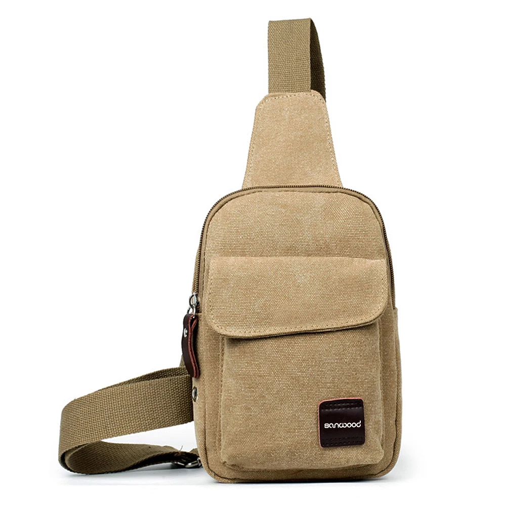 حقيبة قماش عارضة Crossbody أكياس للرجال العلامة التجارية الفاخرة أعلى جودة حقيبة صدر للرجال العسكرية مكافحة سرقة حقيبة كتفية للسفر