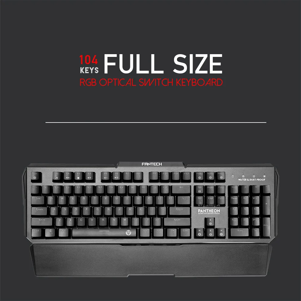 

MK882 Wired Keyboard Gaming 104 Keys Professional RGB USB Colorful Backlight Gaming Water Resistant Keyboard For Gamer
