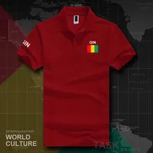 Рубашки поло для мужчин с коротким рукавом, белые, брендовые, с принтом для страны, хлопок, Новая мода