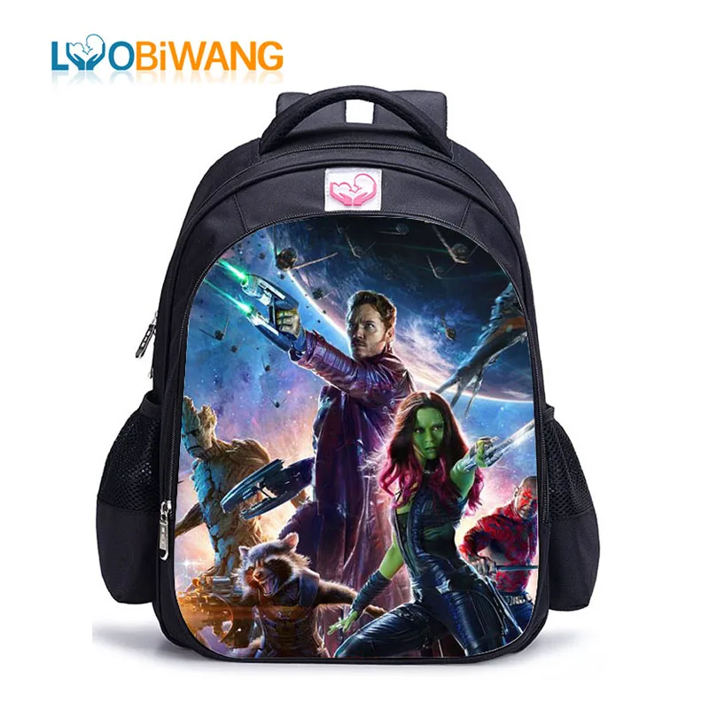

LUOBIWANG Guardians of The Galaxy School Bags for Teenager Boys and Grils Lovely Groot Backpack Kids Bags Mochilas Infantis