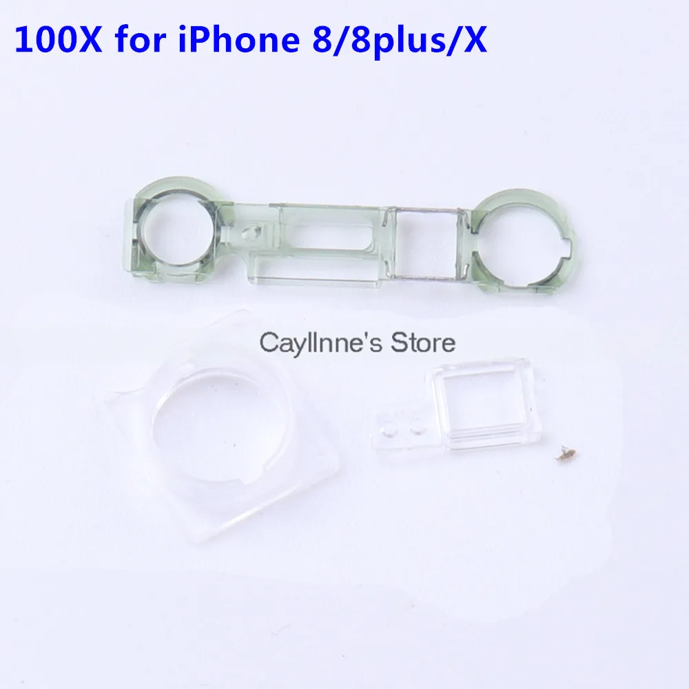 

100pcs for 8 8 plus LCD Facing Plastic Camera Lens for iPhone X Proximity Light Sensor Front Camera Lens Bracket Holder Clip