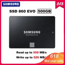 SAMSUNG SSD 860 EVO 500GB Внутренний твердотельный диск HDD жесткий диск SATA3 2,5 дюймов ноутбук Настольный ПК MLC disco duro 500G