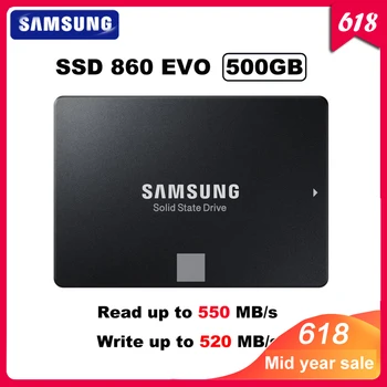 

Original SAMSUNG SSD 860 EVO 500GB Internal Solid State Disk HDD Hard Drive SATA3 2.5 inch Laptop Desktop PC MLC disco duro 500G