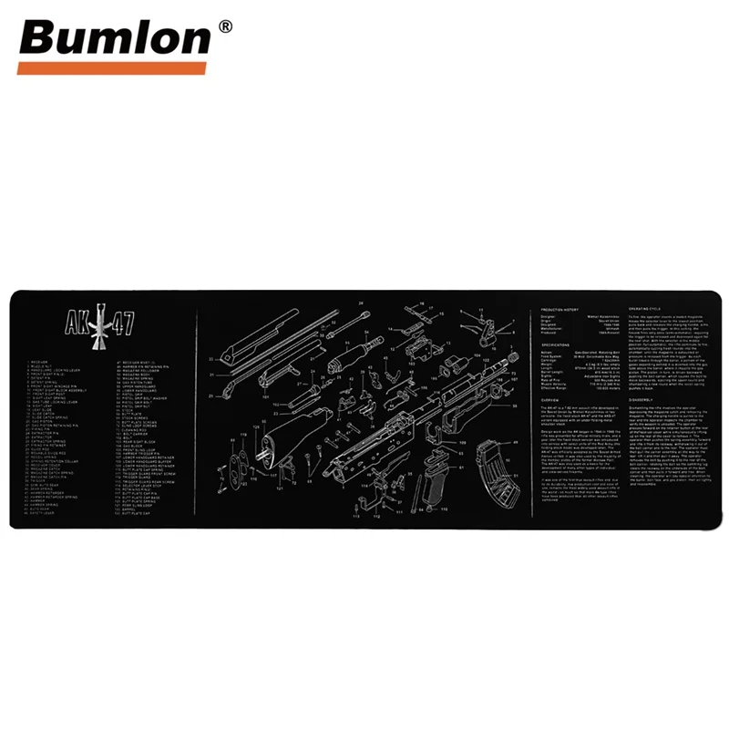 Gun Cleaning Bench Mat Rubber Carpet Waterproof Non Slip