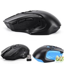 1 шт Практическая USB 2,4 Оптическая Беспроводной игровой Мышь Gamer мыши для PC ноутбук 3200 Точек на дюйм Профессиональный 6 ключей