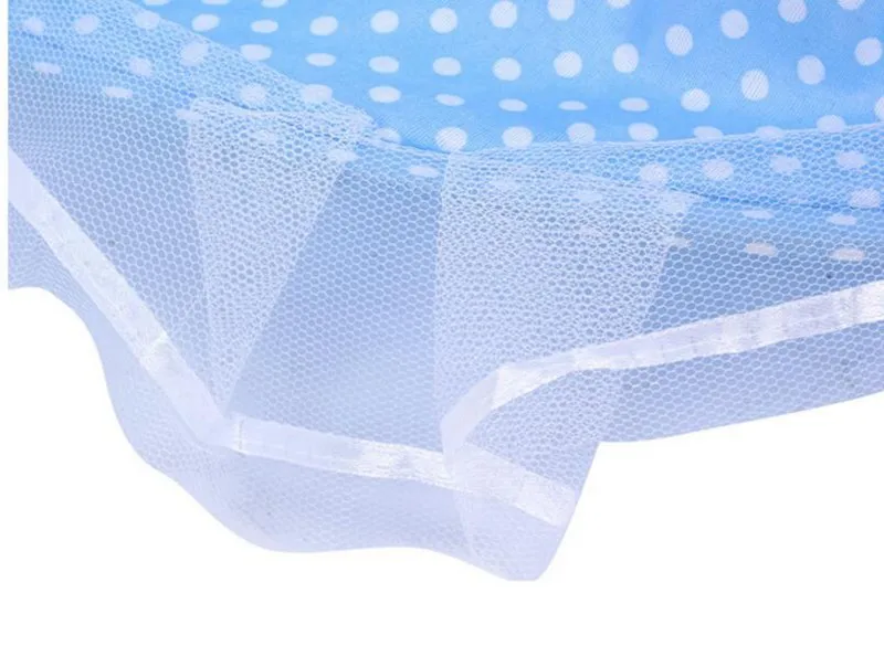 MOTOHOOD Baby Bed Crib Netting Mosquito Cover Net Baby Decoration Room Cover - Foldable Baby Bed Tent Kids Nursery Crib (6)