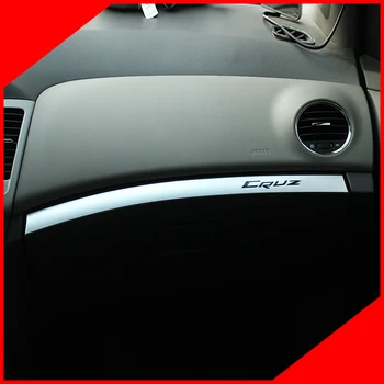 

1 Pcs ABS Silver Car Glove Box Decoration Trim Cover Sticker for Chevrolet Cruze Sedan Hatchback 2009 - 2015 LHD