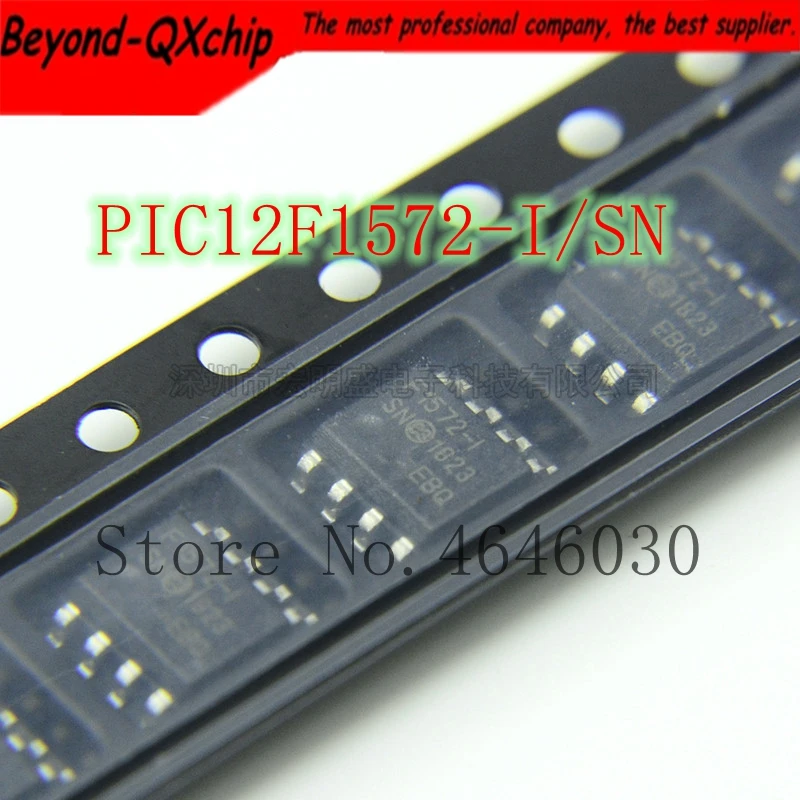 Бесплатная доставка 10 шт./лот PIC12F1572 I/SN I 12F1572 8BIT 3.5KB SOP8|Интегральные схемы| |
