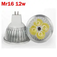 Высокая мощность половинная Светодиодная лампа MR16 9 W 12 W 15 W 12 V затемнения светодиодный прожекторы WarmWhite/белый/холодный белый светодиодный светильник