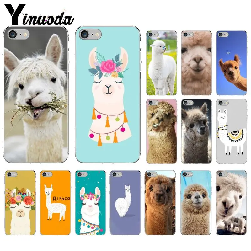 Yinuoda Lama Alpacas красочные милые аксессуары для телефона чехол iPhone X XS MAX 6 6S 7 7plus 8 8Plus 5 5S