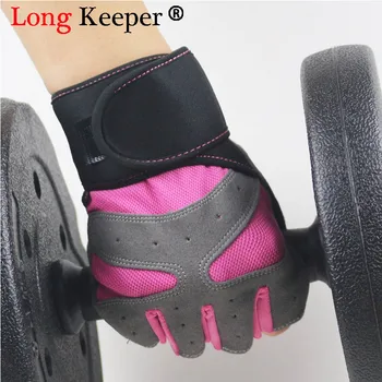 

Men Half Fingers Sport Gloves Women Outdoor Fitness Riding Gloves Anti-slip Elastic Dumbbells Weightlifting Gloves for Male G310