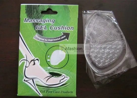 

4 pcs/lot silicone orthopedic insoles for women and men shoes sports dance wedding high heels spurs wedges platform treatment