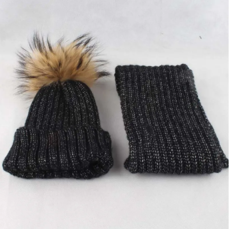 children's hat with scarf attached