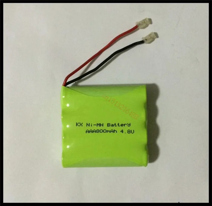

1 PCS/lot KX Original New Ni-Mh 4.8V AAA 800mAh Ni-Mh Rechargeable Battery Pack With Plugs Free Shipping