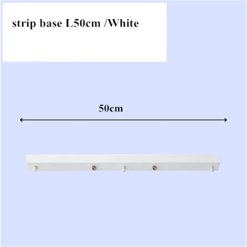 Скандинавский красочный подвесной светильник, Регулируемый угол наклона E27, подвесной светильник, подвесной светильник, домашний декор, светильник для бара, точечный светильник - Цвет корпуса: white strip L50cm
