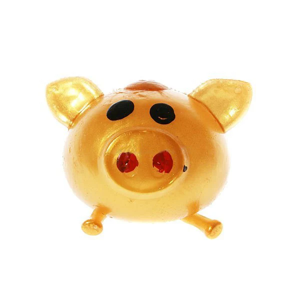 

1Pcs Random Color Jelly Pig Soft Cute Piggy Stress Relief Ball Small Soft Toy Gift Antistress For Children Adult Novelty Gags