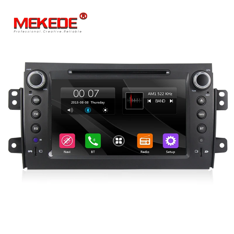 7 дюймов сенсорный экран 2 Din Автомобильный dvd радиоплеер для Suzuki SX4 2006 2013 gps