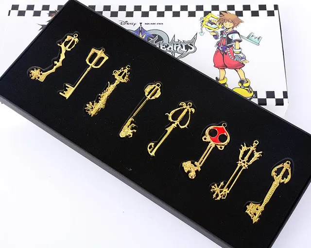 Funlife store 6 Pieces One Piece Weapon Sword Blade Pendant Keychain  Keyblade Necklace Jewelry Cosplay Ornament Set in a Gift Box : :  Clothing, Shoes & Accessories