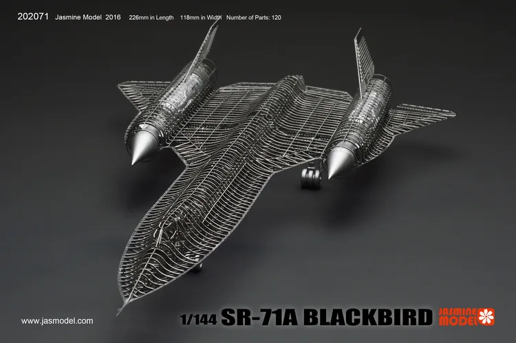 ММЗ модель Жасмин 3D металлическая головоломка 1/144 SR-71A черная птица полная ПЭ Модель Сборка Металлическая Модель Набор DIY 3D лазерная резка модель головоломка