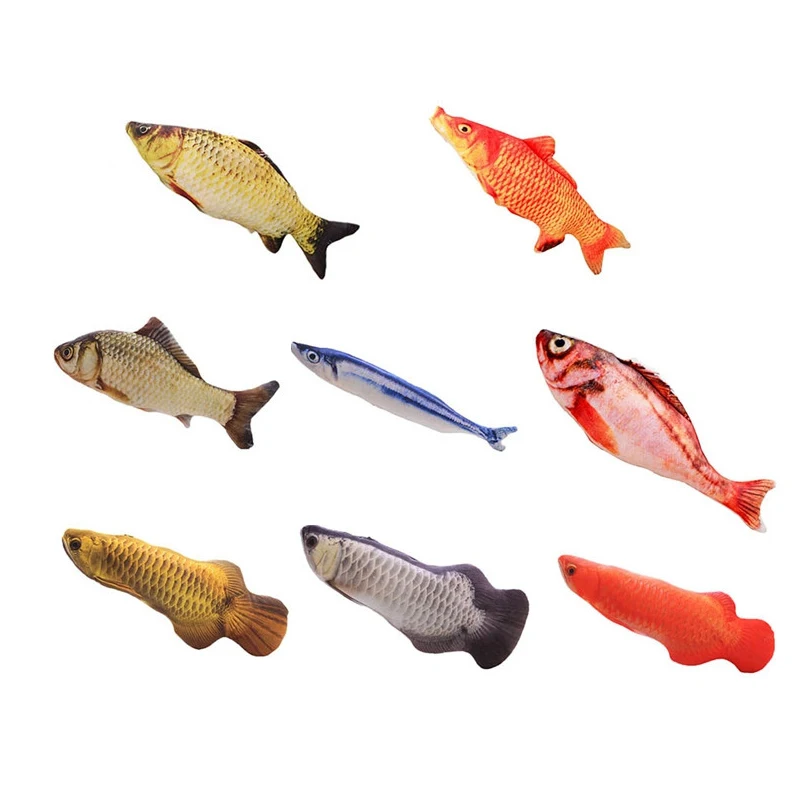 Funny Simulation Carp Plush Toy Stuffed Catnip Fish Plush Stuffed Animal Toys 26