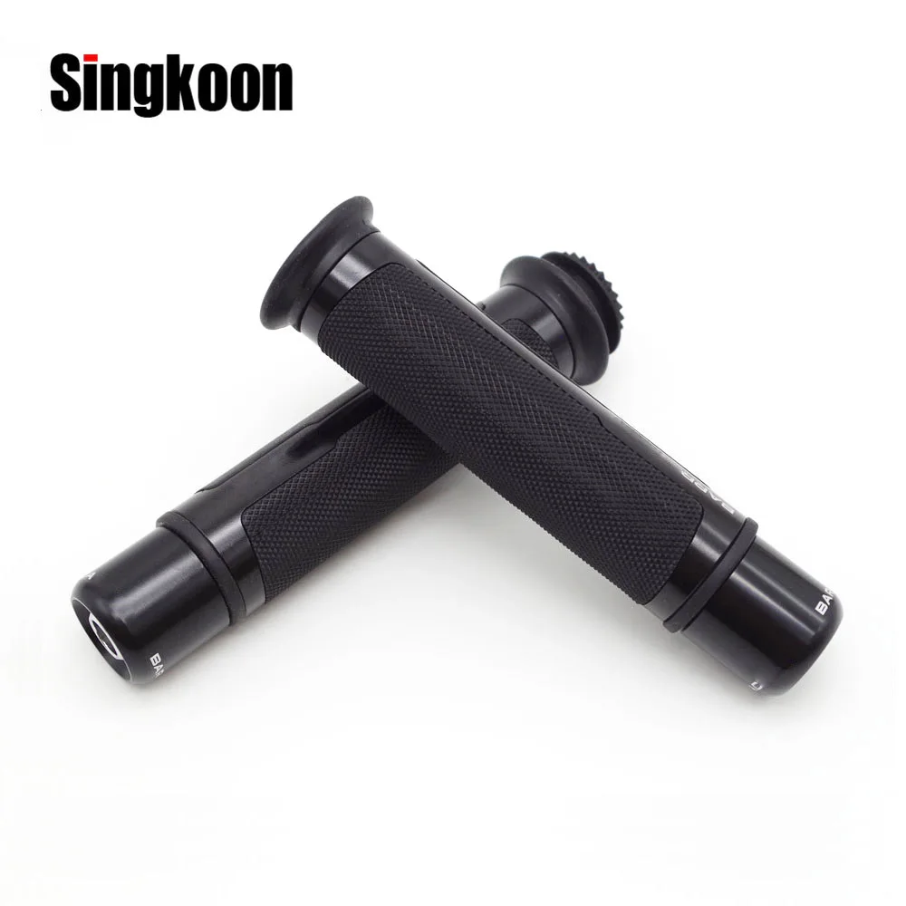 

Universal 7/8" 22MM Motorcycle handlebar grips CNC Moto Scooter handle bar grips With Ends FOR Yamaha Honda Suzuki Kawasaki