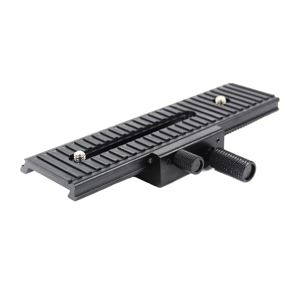 2-Way Macro Focusing Rail Slider For DSLR Cameras - Close-up Shooting With Precision Scale