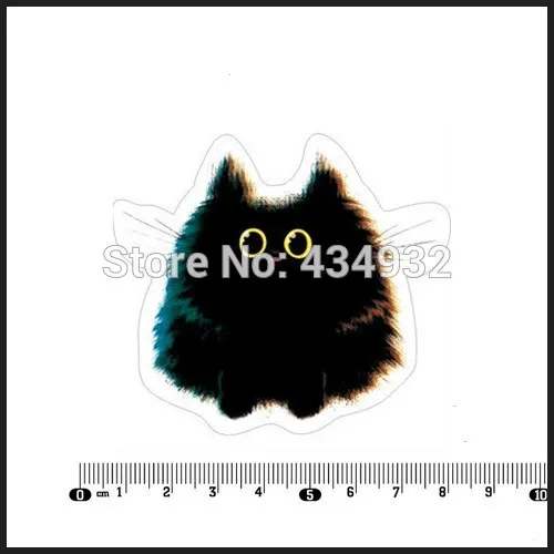 Черный кот, водонепроницаемый ПВХ ноутбук, кожа, наклейка, автомобильный стиль, домашний декор, jdm наклейка для детей, игрушка, чемодан, наклейка s [Один] - Цвет: TJ