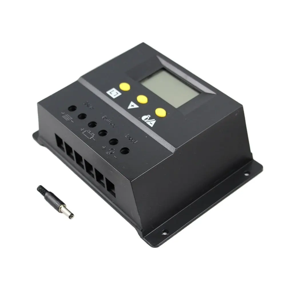 PWM 60A Контроллер заряда lcd 12 В/24 В солнечный регулятор контроллер заряда Автоматическая компенсация температуры Солнечная система для дома