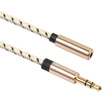 

REXLIS Intervention Headphone Extension Cable 3.5mm Jack Male to Female Aux Cable 3.5mm Audio Extender Cable For Computer