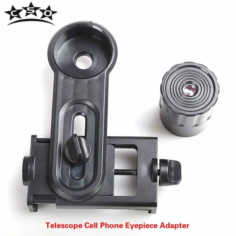 preço CSO Adaptador de Telefone Celular Universal Montagem Binocular Luneta Telescópio Clipe Suporte Titular Portátil Livre 1.25 \