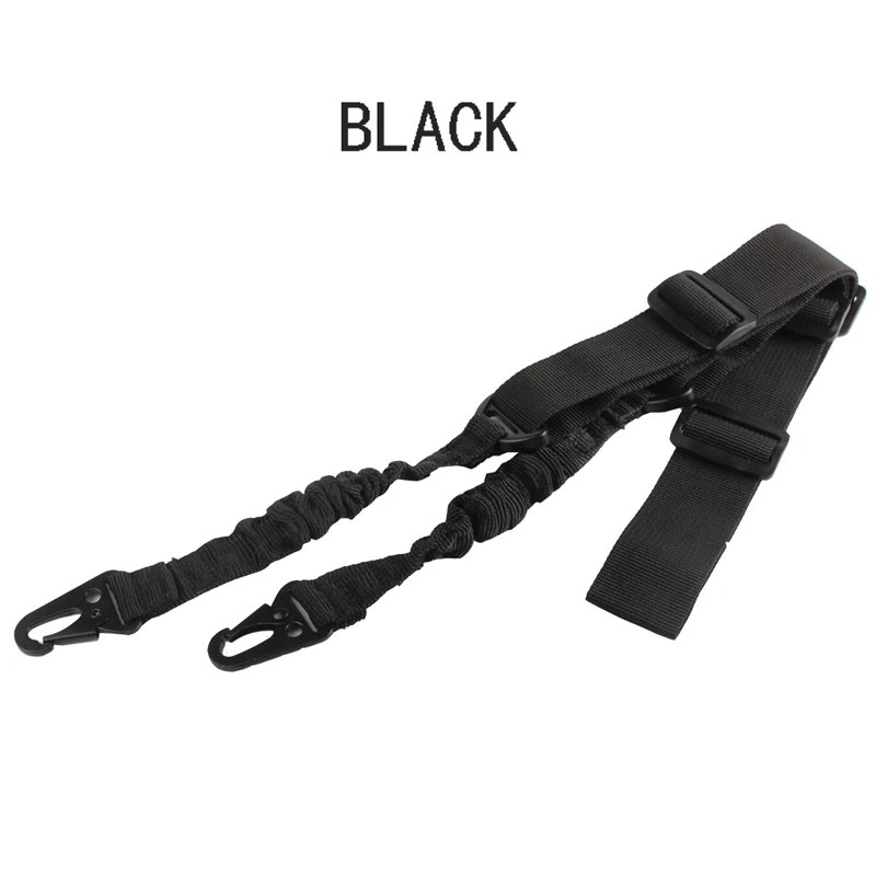 Tactical Rifle Sling Two Point Adjustable Nylon Multi-function Hunting Gun Strap Outdoor Airsoft Mount Bungee System Kit RL30-0004-06