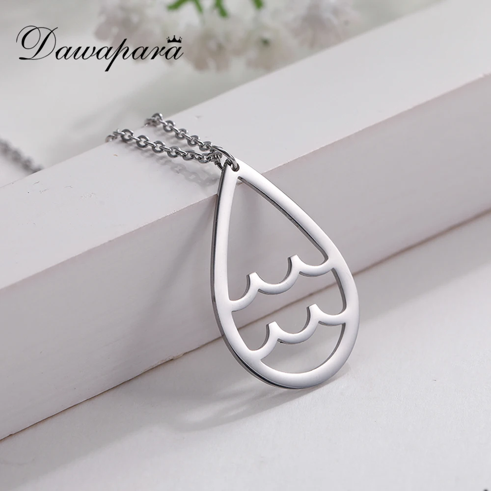 

Dawapara Stainless Steel Jewelry Twelve Constellations Guardian Pendant Necklaces Aquarius Virgo Libra Taurus Leo Lovers Jewelry