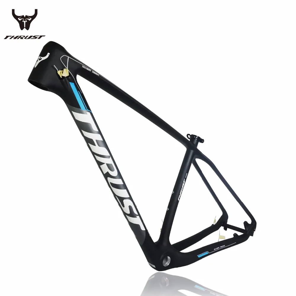 

2016 THRUST Bicycle Frame New Cheap Carbon Frame T1000 UD Full Carbon MTB Frame 29er For thru axle Carbon Mountain Bikes frame