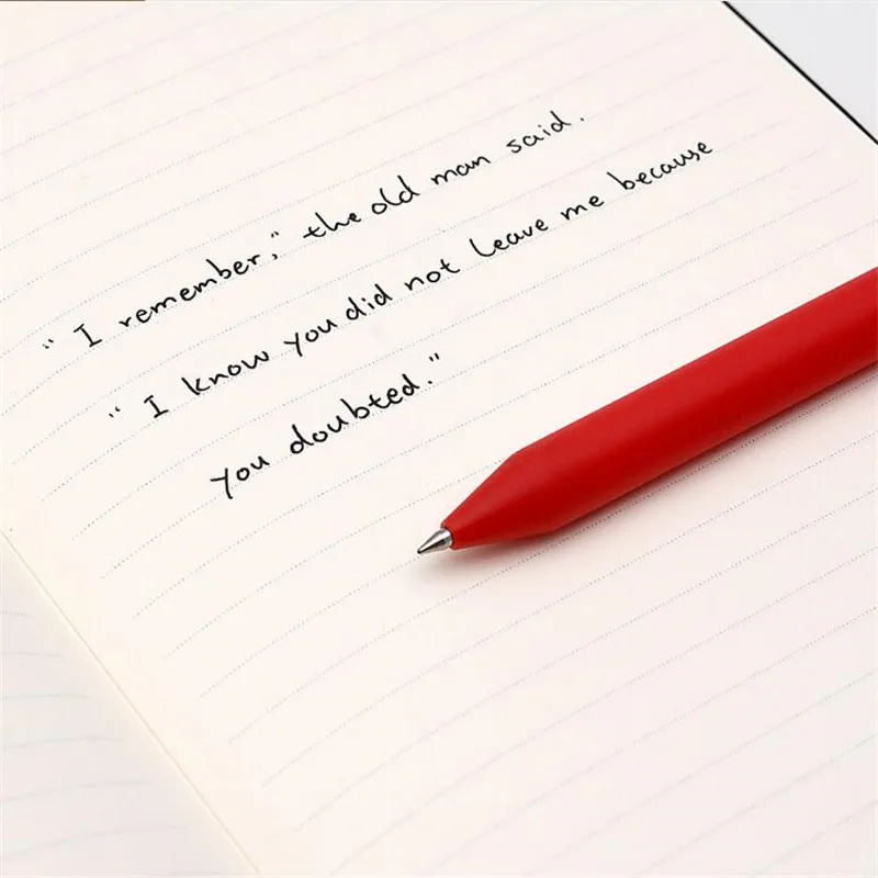 Xiaomi KACO ALPHA Gel Pens Sign Signing Black Ink 0.5mm Children Student Writing Pens School Office Supplies Christmas Gift (7)