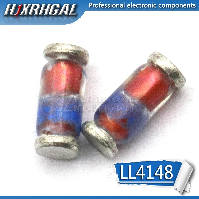 

100PCS LL4148 LL-34 1N4148 IN4148 High-speed switching diodes