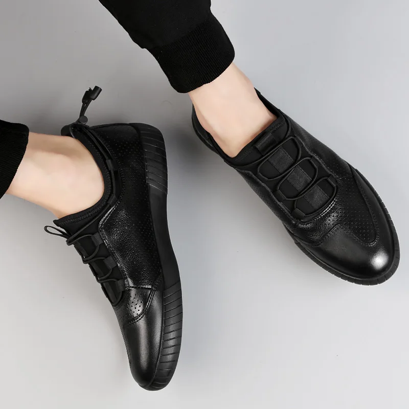 

big size 48 Men's Casual Shoes genuine leather Slip-On Loafers Male Shoes fashion Comfort Moccasins Flats Men Shoes Footwear p4