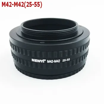 

High Quality COMLYO camera lens adapter M52 to M42 Mount Lens Adjustable Focusing Helicoid Macro Tube Adapter - 25mm to 55mm