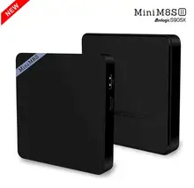 Hight quality Mini M8s 2 Amlogic S905X smart Android TV Box 4K Quad Core 2GB/8GB 2.4GHz WIFI BT4.0 Media Player