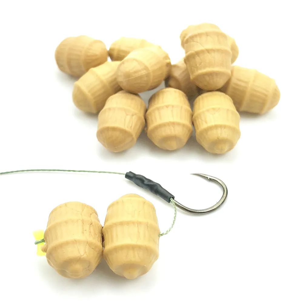 

40pcs Fake food Carp fishing soft floating Artificial tiger nut baits pop up baits pellets baits sets of fishing