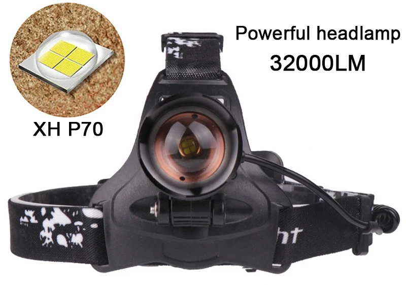 Litwod Z50 Cree Q5 светодиодный яркий налобный фонарь, головной светильник, вспышка, светильник светодиодный налобный светильник, Встроенный перезаряжаемый аккумулятор, налобный фонарь, масштабируемый