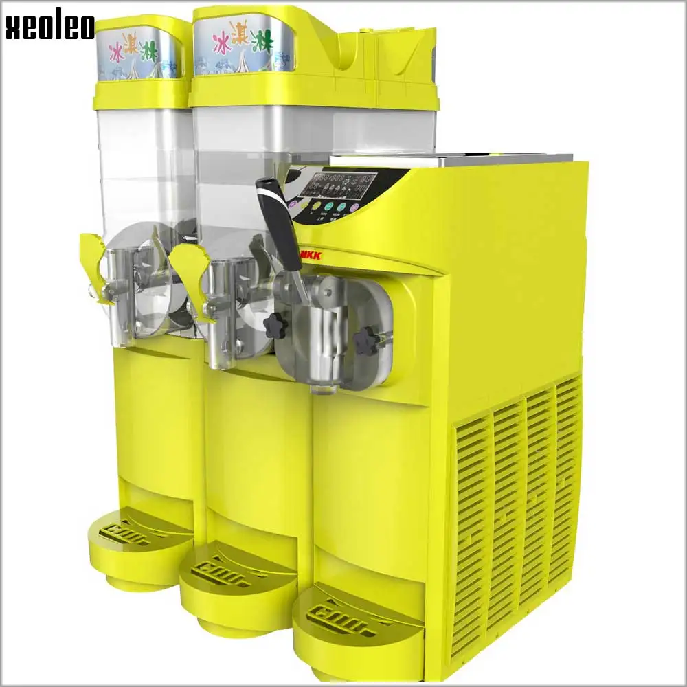 XEOLEO Slush machine и машина для мороженого вместе 15 л * 2 льдогенератор с одним вкусом 16
