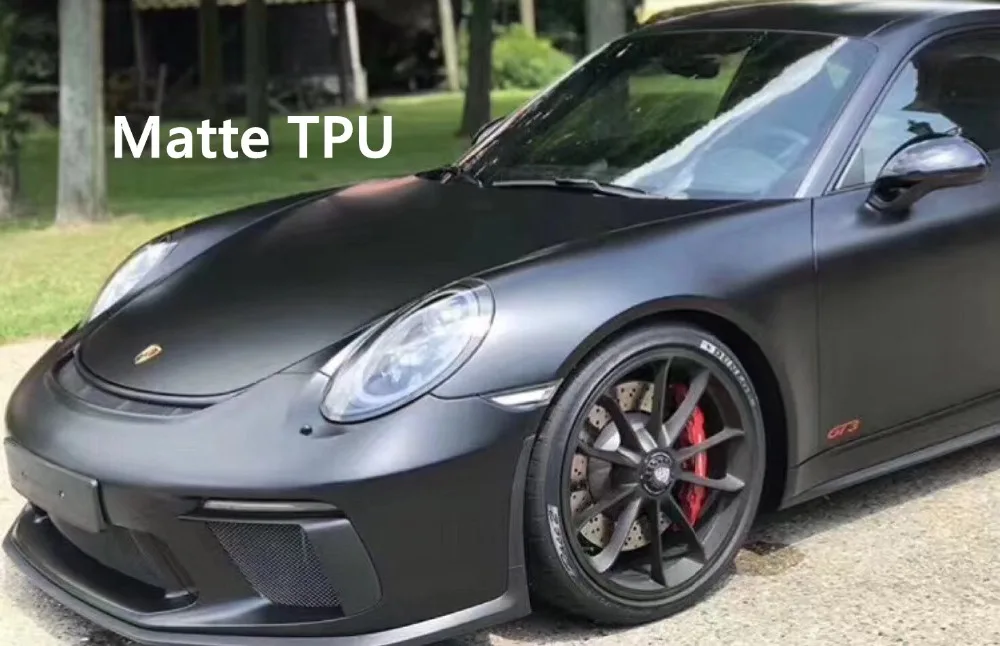 Самовосстанавливающаяся матовая пленка из ТПУ PPF для защиты краски автомобиля