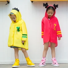 

Creative Student Backpack Belt Raincoat Baby Children Cartoon Rainproof Rain Coat Girls And Boys Waterproof Poncho Rain Cover