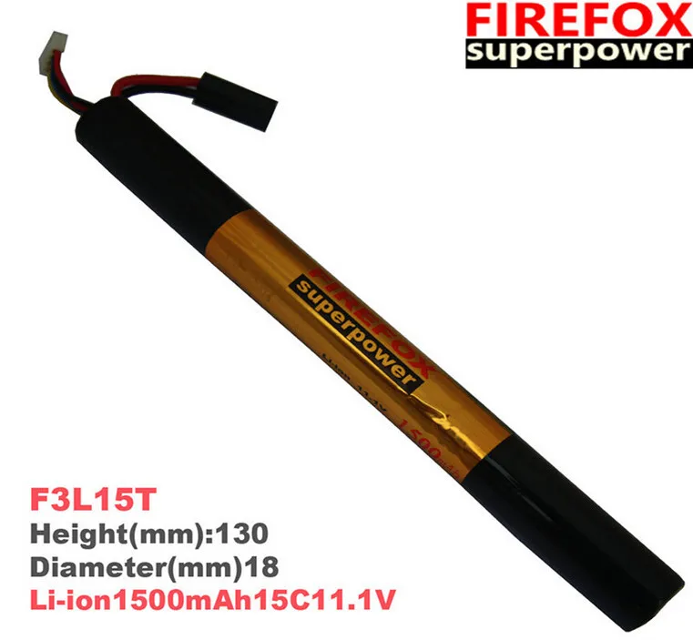 1pcs 100 Orginal Firefox 11 1V 1500mAh 15C Li Polymer font b battery b font F3L15T