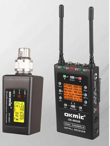 OKMIC OK 8802R 3000T интервью хороший партнер Бум микрофон профессиональный UHF