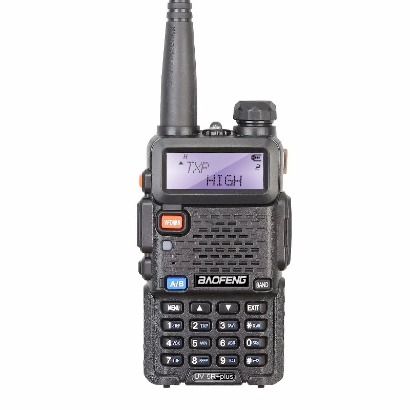 2 шт. Оригинальный BAOFENG Baofeng UV-5R плюс 8 Вт высокое Мощность VHF/UHF 136-174/400-520 мГц Dual Band FM True двустороннюю Любительское Walkie Talkie