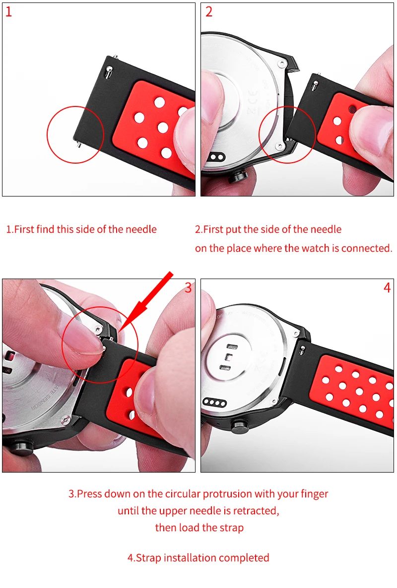 

20mm 22mm Silicone watch band for samsung galaxy watch 46mm 42mm gear s3 frontier Classic Smart watch active 2 strap Accessories