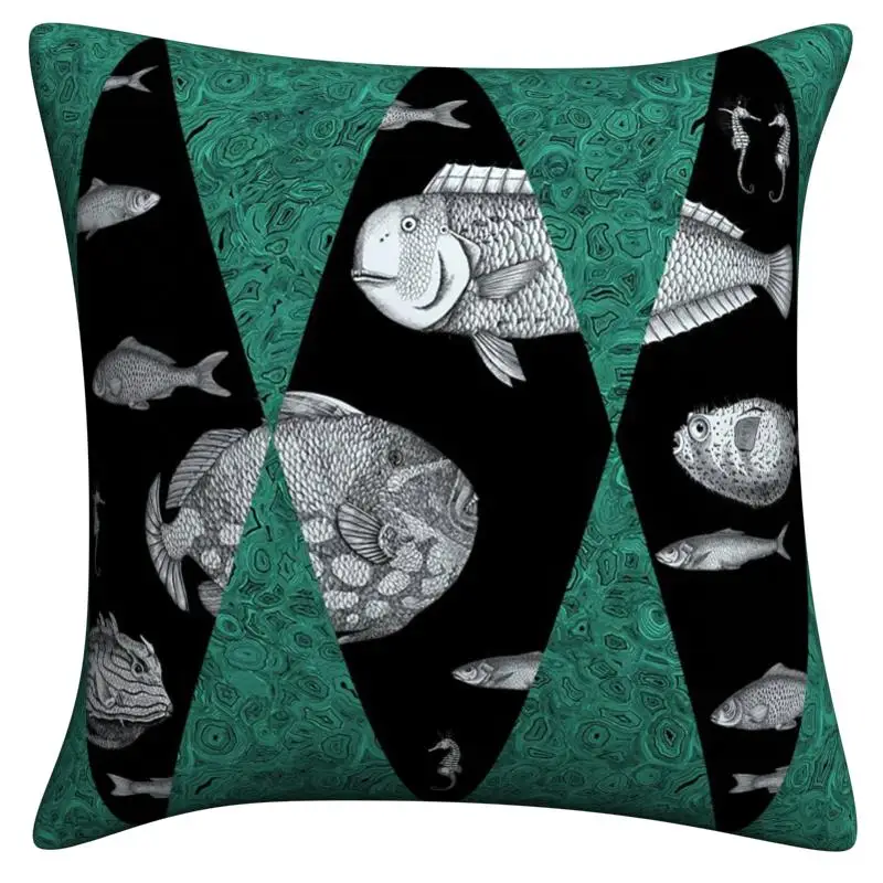 

Flax Pillow Case Fornasetti Series for Art Bedroom Living Room Cafe Pillow Cushion Bedding Set Fashion Decorative Zara* Home